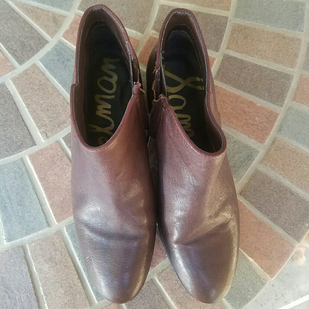 Sam Edelman Petty Saddle Leather Ankle Boots